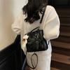 Tendência da moda textura casual bolsa quadrada pequena nova primavera 2025 design de nicho bolsa de ombro mensageiro simples para senhoras