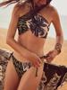2023 Amazon AliExpress Novo Deep Neck Strap Sexy biquíni Suit Feminino Swimsuit de biquíni transfronteiriço
