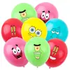 Globos de Látex de 12 Pulgadas Transfronterizos: Spider-Man, Pokemon, Patrulla Canina, Mario, Marvel, Varios Globos de Dibujos Animados