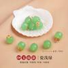 Hebilla de Perlas para Cheongsam Botón de Placa de Jade Imitación Rosa Brillante Nuevo Vestido Hanfu Chino Camisa Camisa Camisa Botón de Perlas