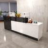 Madera Maciza Tablero Multicapa Mostrador de Bar Cajero Recepción de Empresa Mostrador Frontal Mostrador Pequeño Salón de Belleza Tienda de Ropa
