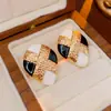 Pendientes Vintage, Pendientes de Flor con Diamantes de Colores y Aguja de Plata, Fabricante de Pendientes de Lujo Ligero Estilo Francés