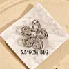 Pinza para el pelo de estrella de mar minimalista transfronteriza para mujer, pasador de aleación para recogidos, pinza de tiburón grande, accesorio para el cabello de alta gama