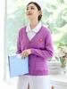 Fabricante Original Personalizado Tricô para Enfermeira Tricô Feminino Uniforme de Enfermeira Cardigan para Equipe Médica Jaqueta Espessa de Veludo