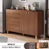 Armario de té Gabinete de almacenamiento de pared para sala de estar Gabinete pequeño para el hogar Gabinete de almacenamiento Apartamento pequeño Mesa de té Gabinete lateral Aparador