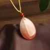 Colgante de flor de durazno de la marca Xinjiang Jinsilk Jade Pingan Wuthing con hebilla de pan Pingan, cadena de suministro de comercio electrónico en vivo