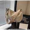 Bolso Pequeño Casual de Tela Oxford con Correa Ancha para el Hombro para Mujer 2025 Nuevo Bolso Simple para el Trabajo Bolso Cruzado de Gama Alta de Nicho para Mujer