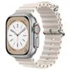 Adecuado para Correa de Apple Watch S10 Correa de Silicona Generación 1-9 Seultra Oficial Estilo Océano Correa de Ola