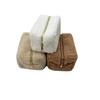 Bolsa de Cosméticos de Peluche Más Vendida Transfronteriza de Amazon Estilo Coreano Bolígrafo de Pelo de Cordero de Moda Bolsa de Cosméticos de Gran Capacidad