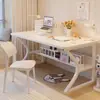 Escritorio de computadora, mesa de escritorio simple para vivienda de alquiler, escritorio para juegos, escritorio para oficina en casa, mesa de trabajo, escritorio de escritura para dormitorio, escritorio de estudio