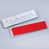 Placas metálicas personalizadas para muebles y maquinaria, placas de aluminio, placas de identificación de acero inoxidable cepillado grabado de alto brillo tridimensional