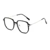 Gafas Fotocromáticas Anti-Luz Azul Sin Receta para Mujer, Montura Grande Estilo Versátil Adelgazante para Hombre, Aspecto Sencillo Modelo Estudiante Gafas Graduadas Terminadas