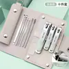 Set de Cortauñas Alemán con Limpiaorejas, Cortauñas Anti-Salpicaduras, Artefacto para Pedicura, Tijeras Oblicuas para Uñas, Manicura