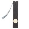 Separador de Madera de Ébano con Decoración de Ventana, Separador Windwood con Letras Doradas Grabadas y Grabado Láser Regalo
