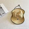 Chapéu de Pescador Infantil de Secagem Rápida Estilo Coreano Estilo Ocidental Viagem de Bebê Chapéu Versátil para Montanhismo Chapéu de Sol com Aba Larga Primavera e Verão
