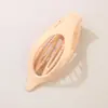 Presilhas de Cabelo Ovais Planas Feitas Sob Medida de Fábrica, Presilhas Bico de Pato, Grampos com Fixação Forte para a Parte de Trás da Cabeça, Acessórios Simples de Cabelo
