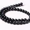 Ágata negra productos semielaborados al por mayor cuentas redondas cuentas sueltas para pulseras accesorios para joyería hecha a mano DIY accesorios