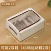 Caja de Almacenamiento para Zapatos de Uso Doméstico, No Requiere Instalación, Caja de Almacenamiento Transparente para Zapatos con Marco de Acero, Almacenamiento Plegable Debajo de la Cama, Organizador de Zapatos a Prueba de Polvo