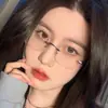 Gafas de Prescripción Sin Montura Ultraligeras, Puras y Elegantes para Mujer, Disponibles en Línea con Lentes Graduados, Adecuadas para Caras Pequeñas, Diseño de Moda Sin Montura