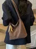 Bolsa Retrô com Estampa de Leopardo Transfronteiriça para Mulheres, Nova Bolsa de Ombro Versátil Outono e Inverno 2026, Bolsa Saco Casual Tendência Mais Vendida