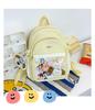 Insignia Original Diaria Transparente Bidimensional Bolsa Pequeña para Snacks Dolor de Hombro Estudiante Mochila Escolar Femenina
