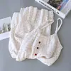 Bata de Crepé de Algodón para Mujer Ropa de Casa Gasa de Algodón Cómoda Absorbe el Sudor Falda de Tirantes Pijamas 100% Algodón Holgada Falda Larga Primavera y Verano