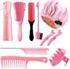 El Juego de Rizador de Esponja sin Calor Más Vendido de Amazon para Mujeres, Herramienta Perezosa para Rizos al Dormir, Combinación de Anillos para el Cabello, Herramientas de Peinado