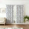 2 Peças Novas Telas de Janela com Tema de Pônei, Mesmo Design das Roupas, Fornecimento de Fábrica para Amazon Transfronteiriça, Cortinas de Tecido Estampadas Digitalmente em 3D