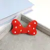 Fofa Tridimensional Pelúcia Polo Laço Cabeça Minnie Mickey Acessórios de Cabeça Tecido Gravata Borboleta Vermelha Acessórios Acessórios Acessórios