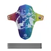 Para-lamas de Bicicleta Enlee Mountain Bike Mini Escudo de Chuva Dh Downhill Garfo Dianteiro Remoção de Lama Desmontagem Rápida