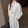 Jaqueta Curta Jacquard de Manga Longa para Mulheres Primavera 2026 Jaqueta Casual Simples Versátil para Mulheres Baixas