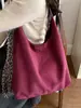 Yaozi 2026 bolso tote casual versátil de moda temprana, bolso de hombro grande de capacidad para el trabajo, retro simple