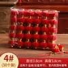Adorno Colgante de Linterna Afelpada para el Día de Año Nuevo Linterna Roja China Decoración Colgante para Bonsái de Año Nuevo Festival de Primavera Linternas Pequeñas Festivas para Exteriores