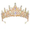 Nueva corona de novia de lujo, diadema, accesorios para vestido de novia, elegante corona de novia de cristal, accesorios para el cabello