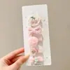 Pinza para Flequillo Infantil, Herramienta para Peinar el Cabello, Pinza de Felpa para Niñas de Principios de Primavera, Pasador de Moño para Bebé, Accesorio para el Cabello