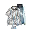 Diagrama de Rede T1082, P22 Camiseta Original de Veludo Cotelê Estampada de Alta Qualidade em Branco-Cinza e Preto-Cinza, Tamanhos M-3XL, Gola Redonda
