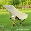 Silla plegable para exteriores, silla High Moon, silla de camping ajustable, reclinable portátil, silla de playa, pesca, picnic, taburete