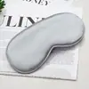 Máscara de Olhos de Seda Simulada Dupla Face, Máscara de Olhos Elástica de Cor Sólida Bloqueadora de Luz, Suprimentos para Proteção dos Olhos para Viagem, Cochilo, Sono Fonte de Suprimentos