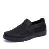 Sapatos de pano do Velho Pequim para homens, para pés largos, sapatos casuais plus size, tamanho extra grande, sapatos masculinos de sola macia, tamanhos 45, 46, 47
