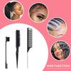 Set de Peines para Peinar el Cabello al por Mayor Cepillo para Cejas Peine para Teñir el Cabello Portátil de Tres Piezas Peine para Peinar el Cabello de 3 Piezas