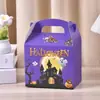 Caja de mano para fiesta de Halloween de comercio exterior transfronterizo de Amazon, bolsa de regalo para dulces y galletas, caja de embalaje para regalo