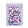 Cuaderno Mini de Bolsillo con Espiral Suave Tamaño Pequeño Dibujos Animados Línea Horizontal Estudiantes Llevan Cuaderno A7