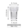 Copo Fujia copo de cerveja branco alto valor de cor copo de cerveja de barril finamente fermentado copo de bebida de vidro comercial para bar belga