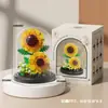 Ramo de Flores Eternas en Maceta, Rosas Suculentas, Regalo de San Valentín para Niña, Bloques de Construcción Educativos, Juguetes para Niños al por Mayor y Dropshipping