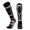 Calcetines de esquí de invierno transfronterizos, engrosados para protección contra el frío y calidez, calcetines deportivos largos con puños de alta elasticidad, calcetines de nieve para deportes al aire libre