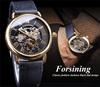 Reloj Forsining Fusini 276 para hombre, de agua hueca, de moda, informal, manual, mecánico, para hombre.