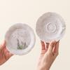 Fábrica pintada à mão glicínias vaso de flores com mesa de bolha seca de alto valor de cor bule pad kung fu conjunto de chá acessórios bule base
