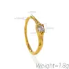 Anillo Delgado de un Solo Diamante Plisado Estilo Chanel para Mujer, Diseño de Nicho, Anillo de Circonita de Lujo Ligero, Acero de Titanio No Descolorante Joyería para el Día a Día