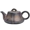 Tetera de oro vintage hecha a mano estilo japonés juego de té Kung Fu de cerámica tetera individual tetera de mano pequeña cafetera flujo de agua suavemente