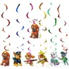 Juego de Vasos de Papel, Platos de Papel, Servilletas de Papel, Decoración de Mantel Temática del Equipo Azul de Paw Patrol para Fiestas de Cumpleaños Infantiles